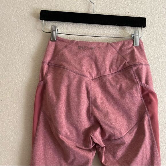 Gymshark Pink Mesh Full Length Leggings - Picture 4 of 9